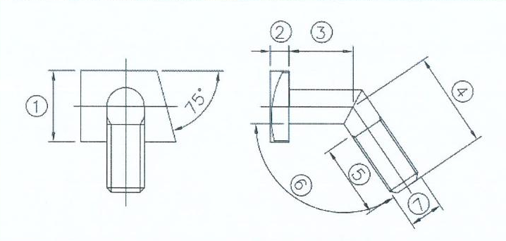 벤딩 CLAMP BOLT 도면